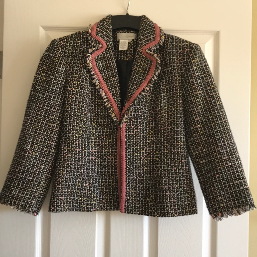 Spiegel Multi Colored Tweed Jacket